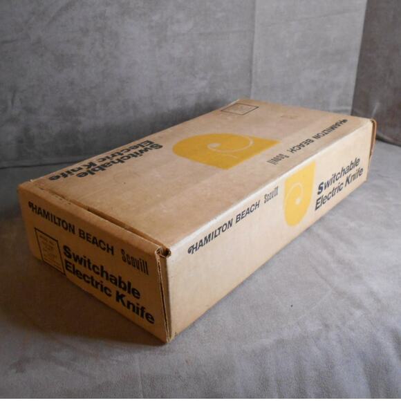 Vintage Hamilton Beach Scovill Switchable Electric Knife w/Box & Mount 293 Works - Picture 10 of 11